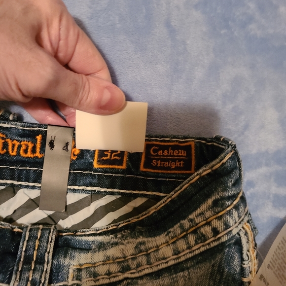 Mens NWT Rock Revival straight jeans size 32x30 - Picture 4 of 6